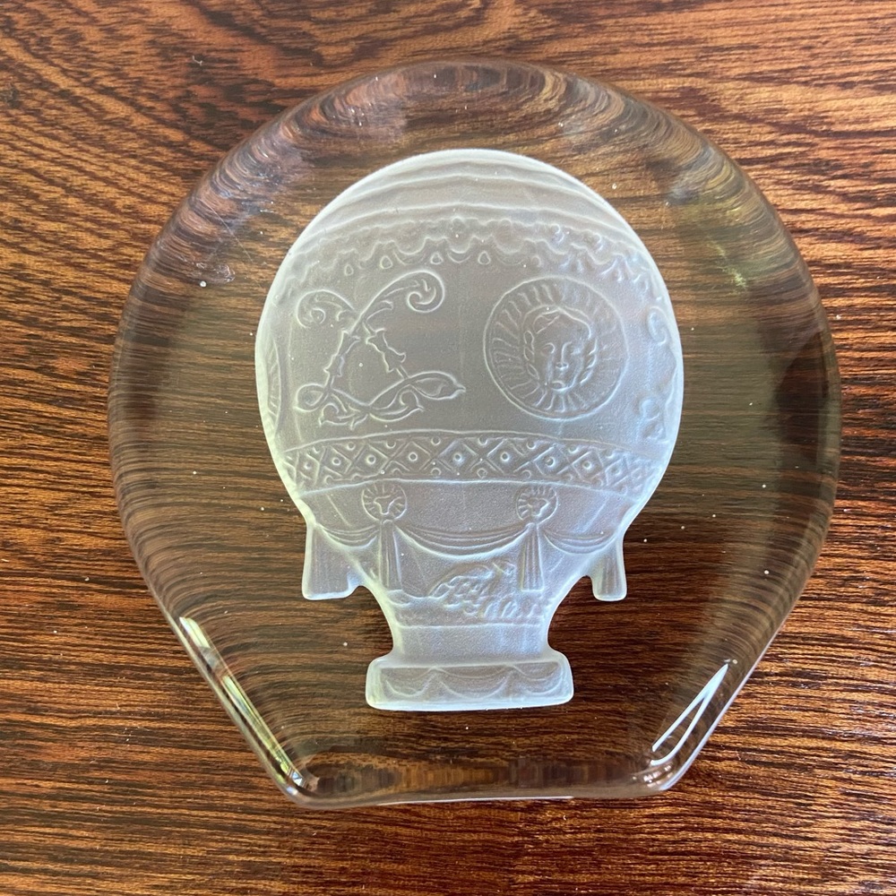 Imperial Glass Montgolfier Ballon Paperweight